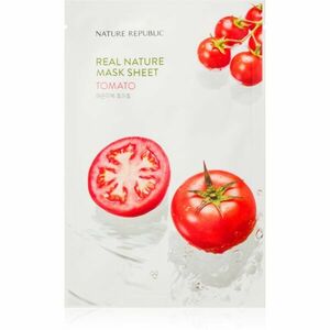 NATURE REPUBLIC Real Nature Tomato Mask Sheet bőrfrissítő arcmaszk 23 ml kép