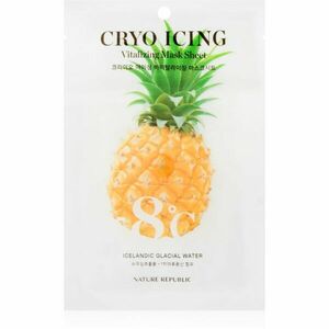 NATURE REPUBLIC Cryo Icing Vitalizing Mask Sheet hidratáló és világosító maszk nyugtató hatással 27 ml kép