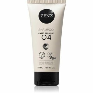 ZENZ Organic Sweet Sense No. 04 hidratáló sampon a hajtérfogat növelésére 50 ml kép