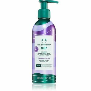 The Body Shop Bath and Body Hair & Body Wash sampon haj és test Lavender & Vetiver 200 ml kép