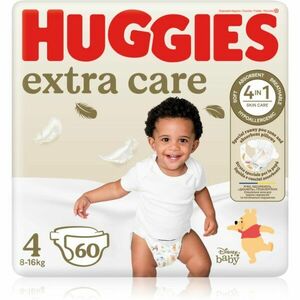 Huggies Extra Care Size 4 eldobható pelenkák 8-16 kg 60 db kép