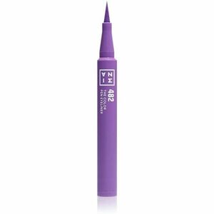 3INA The Color Pen Eyeliner Mini tartós szemfilc árnyalat 482 - Purple 0, 6 ml kép