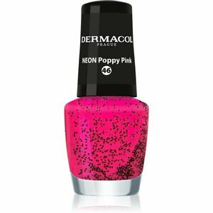 Dermacol Neon neon körömlakk árnyalat 46 Poppy Pink 5 ml kép