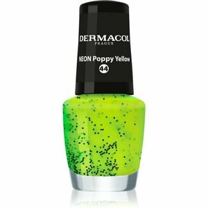 Dermacol Neon neon körömlakk árnyalat 44 Poppy Yellow 5 ml kép