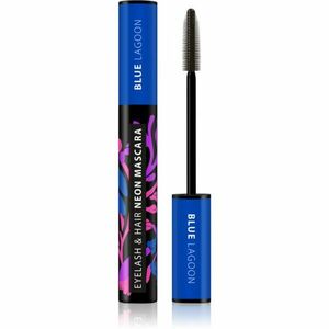 Dermacol Neon Eyelash & Hair szempillaspirál árnyalat Blue Lagoon 9 ml kép