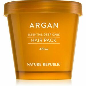 NATURE REPUBLIC Argan Essential Deep Care Hair Pack hidratáló és tápláló maszk a károsult hajra 470 ml kép