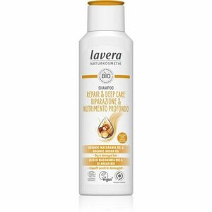 Lavera Repair & Care mélyregeneráló sampon száraz és sérült hajra 250 ml kép