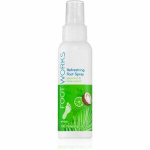 Avon Foot Works Coconut Oil láb spray frissítő hatással 100 ml kép