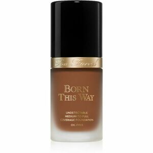 Too Faced Born This Way Flawless Coverage Natural Finish Foundation fedő hatású alapozó természetes hatásért árnyalat Hazelnut 30 ml kép