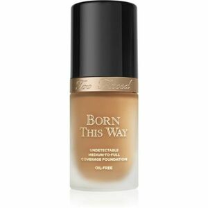 Too Faced Born This Way Flawless Coverage Natural Finish Foundation fedő hatású alapozó természetes hatásért árnyalat Praline 30 ml kép