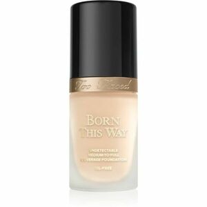 Too Faced Born This Way Flawless Coverage Natural Finish Foundation fedő hatású alapozó természetes hatásért árnyalat Seashell 30 ml kép