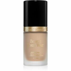 Too Faced Born This Way Flawless Coverage Natural Finish Foundation fedő hatású alapozó természetes hatásért árnyalat Almond 30 ml kép