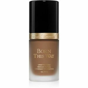 Too Faced Born This Way Flawless Coverage Natural Finish Foundation fedő hatású alapozó természetes hatásért árnyalat Caramel 30 ml kép