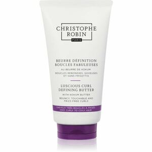 Christophe Robin Luscious Curl Defining Butter with Kokum Butter modellező vaj a hullámos és göndör hajra 150 ml kép