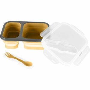 Zopa Silicone Lunch Box Large etetőszett Mustard Yellow 21x15 cm 1 db kép