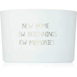 My Flame Fresh Cotton New Home, New Beginnings, New Memories illatgyertya 13x8 cm kép