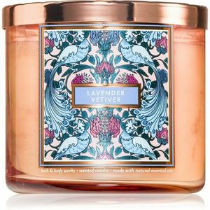 Bath & Body Works Lavender Vetiver illatgyertya 411 g kép