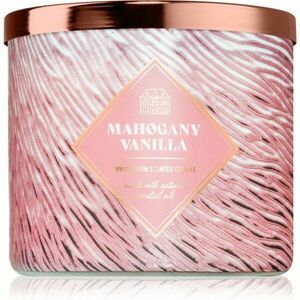 Bath & Body Works Mahogany Vanilla illatgyertya 411 g kép