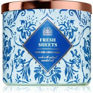 Bath & Body Works Fresh Sheets illatgyertya 411 g kép