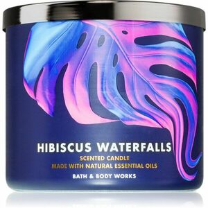 Bath & Body Works Hibiscus Waterfalls illatgyertya 411 g kép