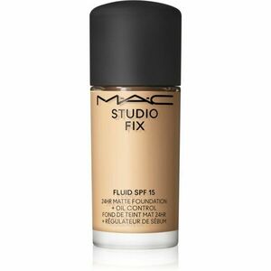 MAC Cosmetics Studio Fix Fluid SPF 15 24HR Matte Foundation + Oil Control Mini mattító alapozó SPF 15 árnyalat NC17 15 ml kép