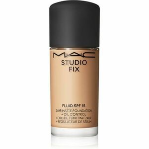 MAC Cosmetics Studio Fix Fluid SPF 15 24HR Matte Foundation + Oil Control Mini mattító alapozó SPF 15 árnyalat NW15 15 ml kép