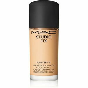 MAC Cosmetics Studio Fix Fluid SPF 15 24HR Matte Foundation + Oil Control Mini mattító alapozó SPF 15 árnyalat NC15 15 ml kép