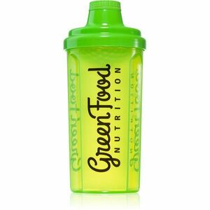 GreenFood Nutrition Shaker sportshaker Transparent Green 500 ml kép