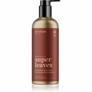 Attitude Super Leaves Bergamot & ylang-ylang sampon és tusfürdő gél 2 in 1 473 ml kép