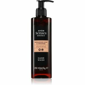 Avon Senses Essence Geranium Leaf & Orange frissítő folyékony szappan hidratáló hatással 250 ml kép