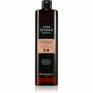 Avon Senses Essence Geranium Leaf & Orange fürdőkészítmény 500 ml kép