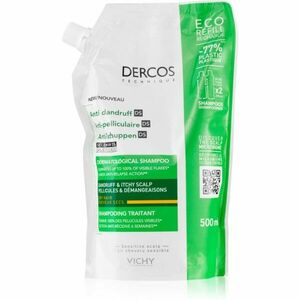 Vichy Dercos Anti-Dandruff korpásodás elleni sampon száraz hajra utántöltő 500 ml kép