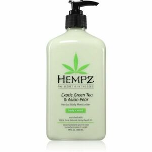 HEMPZ Exotic Green Tea & Asian Pear hidratáló testápoló tej 500 ml kép