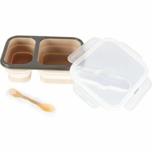 Zopa Silicone Lunch Box Large etetőszett Sand Beige 21x15 cm 1 db kép