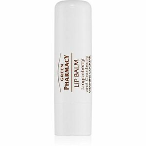 Green Pharmacy Lip Care Lingonberry and Cranberry tápláló szájbalzsam SPF 10 3.6 ml kép