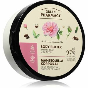 Green Pharmacy Body Care Damask Rose & Shea Butter intenzív hidratáló testvaj 200 ml kép