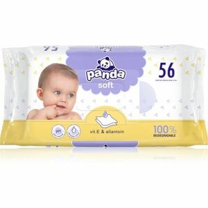 Bella Baby Happy Panda Soft nedves törlőkendő gyerekeknek 56 db kép