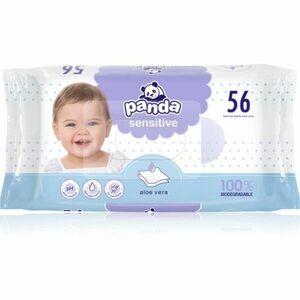 Bella Baby Happy Panda Sensitive nedves törlőkendők gyermekeknek 56 db kép