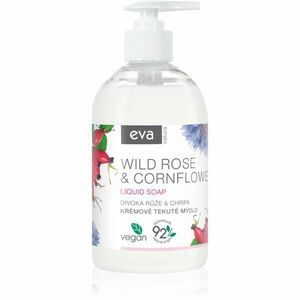 Eva Natura Wild rose & Cornflower krémes folyékony szappan kézre 500 ml kép