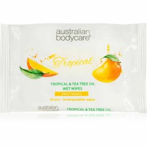 Australian Bodycare Tea Tree Oil & Mango nedves törlőkendők testre és arcra 24 db kép