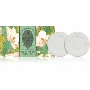 La Florentina Fresh Magnolia Sculpted Soap természetes szilárd szappan magnólia 2x115 g kép