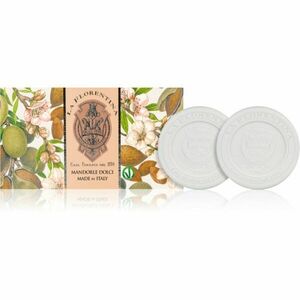 La Florentina Sweet Almonds Sculpted Soap természetes szilárd szappan mandulaolajjal 2x115 g kép