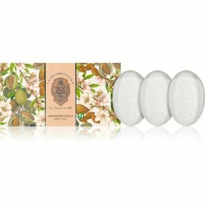 La Florentina Sweet Almonds Hand Soap szilárdszappan-szett mandulaolajjal 3x150 g kép