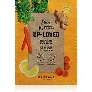 Oriflame Love Nature Up-Loved Upcycled Lemon & Organic Carrot & Ginger megújító maszk 10 ml kép