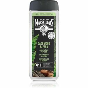 Le Petit Marseillais Cade Wood & Fern tusfürdő gél 4 in 1 uraknak 400 ml kép