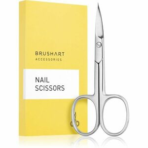 BrushArt Accessories Nail egyenes körömvágó olló matná stříbrná 1 db kép