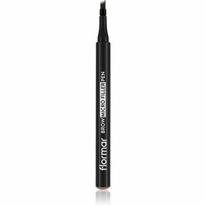 flormar Brow Micro Filler Pen szemöldök fixáló árnyalat 001 Light Brown 1.1 ml kép