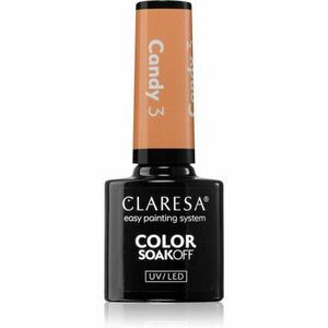 Claresa SoakOff UV/LED Color Candy géles körömlakk árnyalat 3 5 g kép