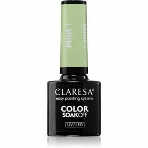 Claresa SoakOff UV/LED Color Mint géles körömlakk árnyalat 1 5 g kép