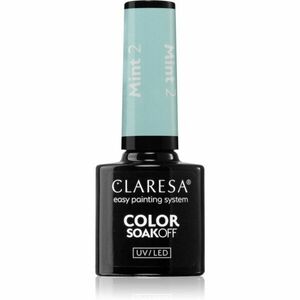 Claresa SoakOff UV/LED Color Mint géles körömlakk árnyalat 2 5 g kép